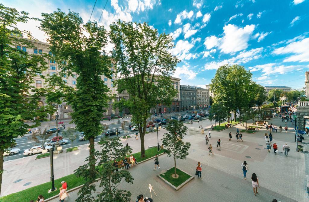 Kreschatik 21 With Terrace 2Br Kiev Exterior foto